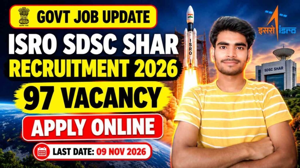 ISRO SDSC SHAR Recruitment 2026