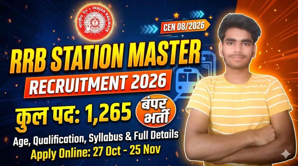 RRB Station Master Vacancy 2026