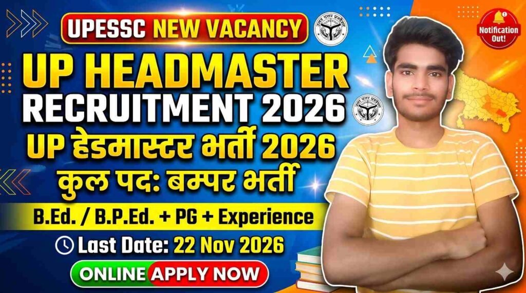 UPESSC UP Headmaster Recruitment 2026