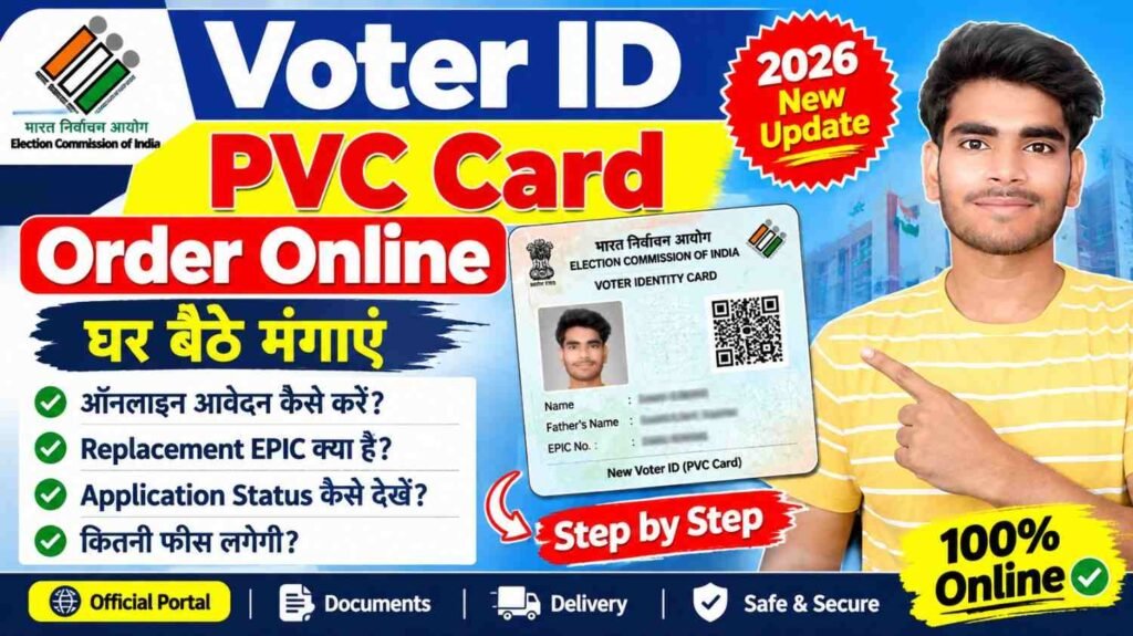 Voter ID PVC Card Order Online 2026